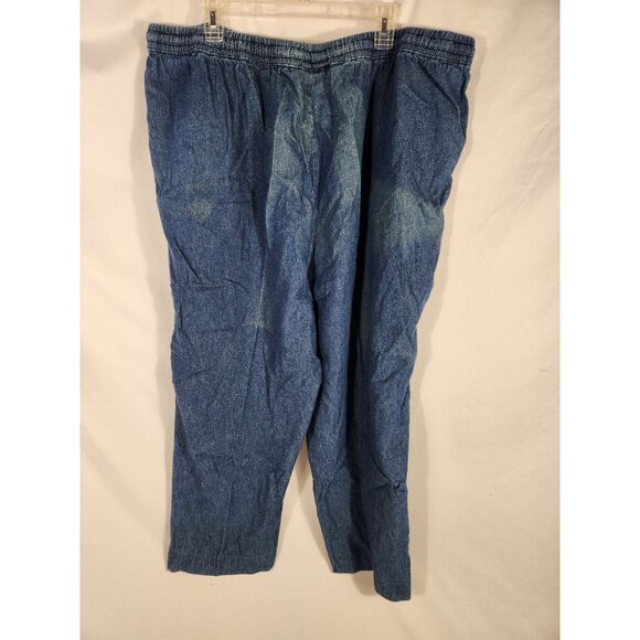 CW Classics Womens Plus Capri Pants Comfort Waistband Cotton 3X - Picture 3 of 5